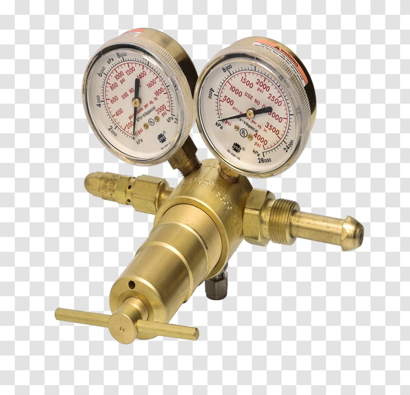 Pressure Regulator Gas Gauge - Oxyfuel Combustion Process - Measuring Instrument Transparent PNG