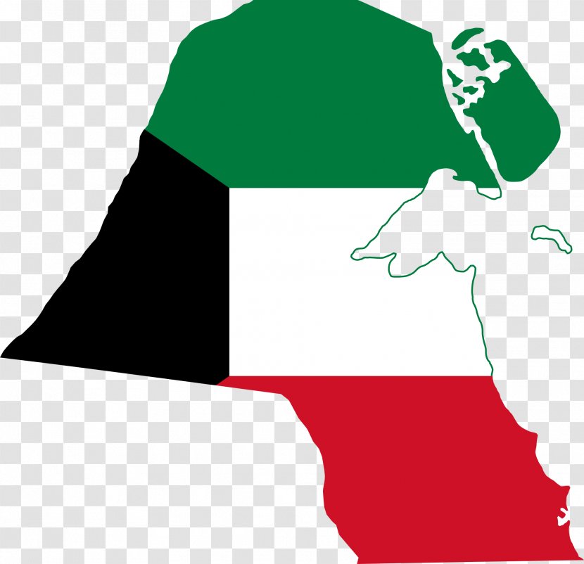Kuwait City Flag Of Map - Blank - Uae Transparent PNG
