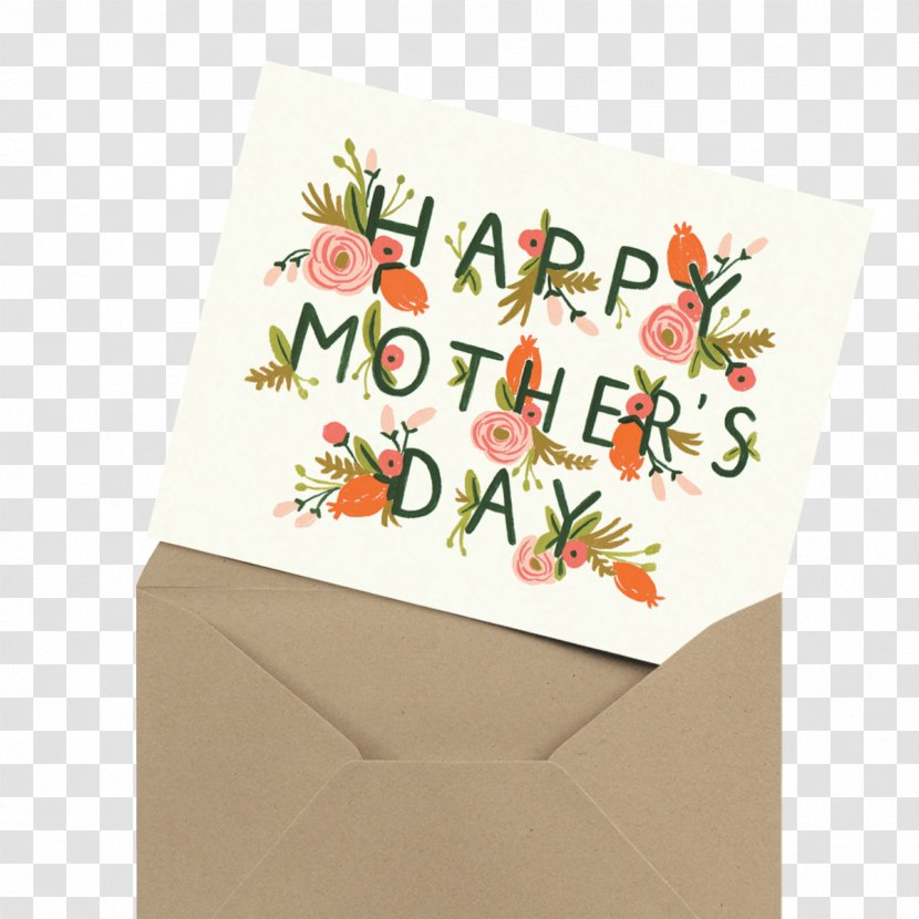Mother's Day Greetings Paper Image - Flower - Mothers Transparent PNG