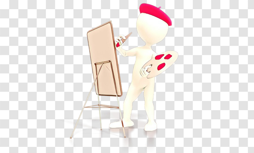 Cartoon Easel Transparent PNG