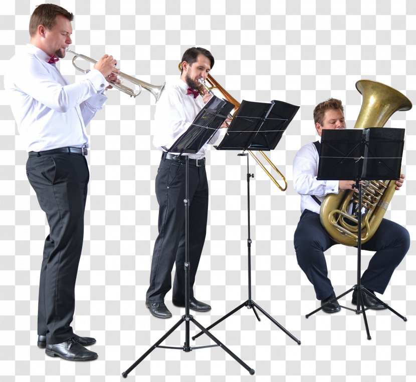 Trumpet Trombone Musician Musical Ensemble Architecture - Silhouette - Street Walk Transparent PNG