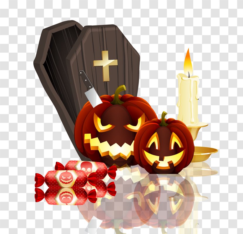 Halloween Light Illustration - Grave Transparent PNG