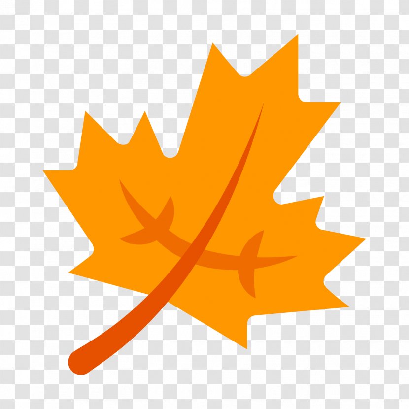 Flag Of Canada Maple Leaf - Orange Transparent PNG