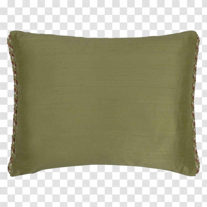 Throw Pillows Cushion Green Rectangle - Linens - Linen Transparent PNG