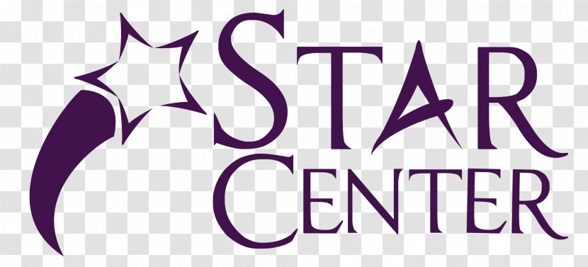 The STAR Center Logo Clip Art - Text - Black Star Transparent PNG