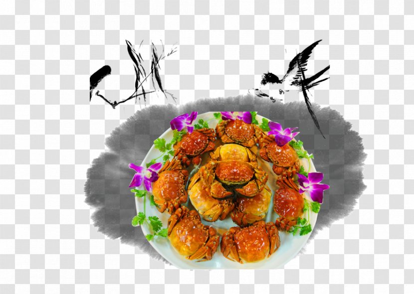 Chinese Mitten Crab Dish - Seafood - Crabs Pic Transparent PNG