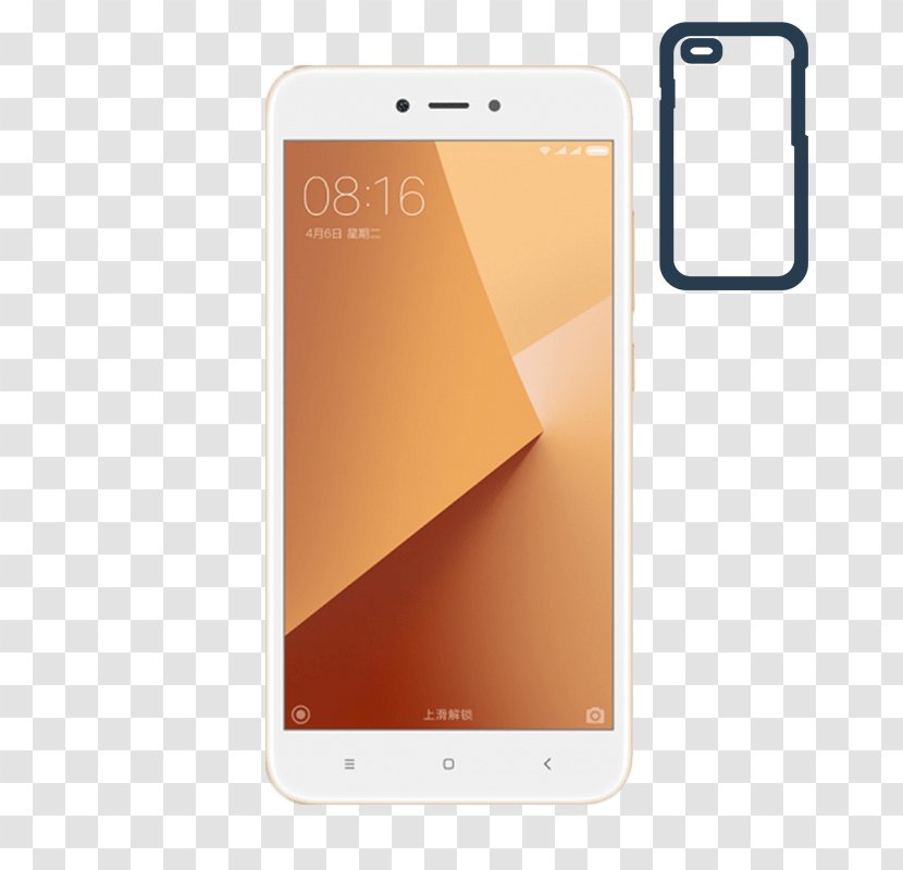 Xiaomi Redmi Y1 4G Smartphone - Orange Transparent PNG