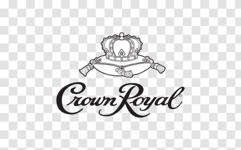 Crown Royal Canadian Whisky Blended Whiskey Seagram - Flower - Logo Transparent PNG