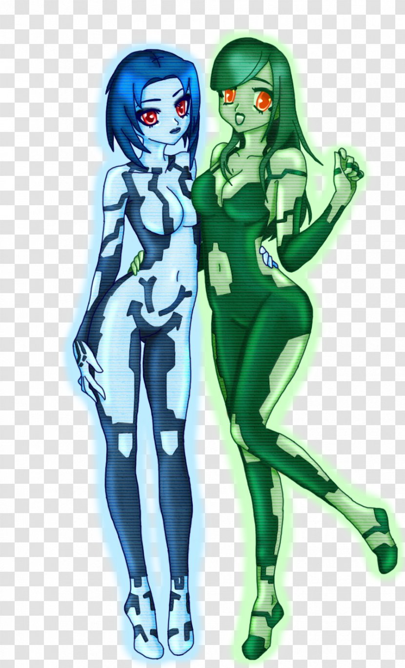Cortana Master Chief Halo: Reach Halo 4 Drawing - Fiction Transparent PNG