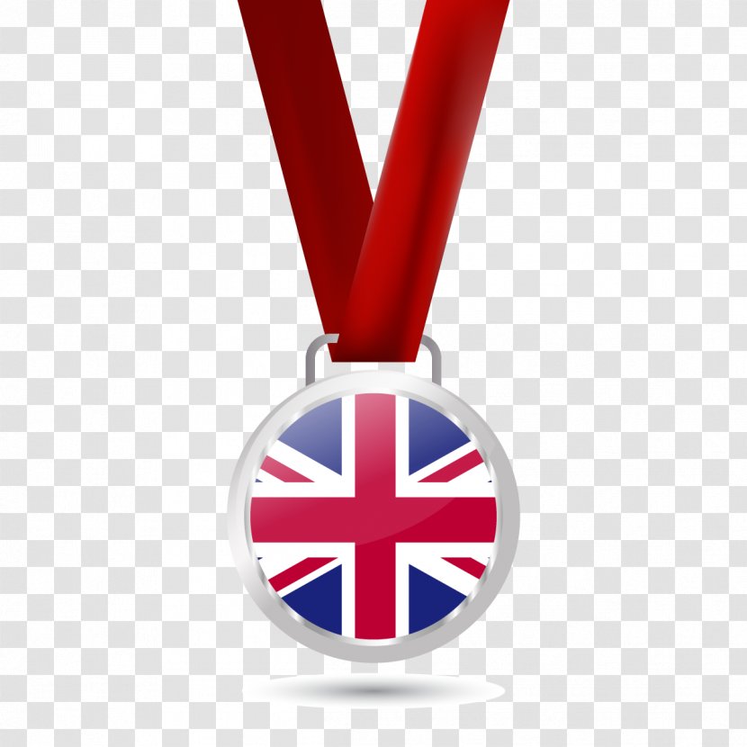 Great Britain Flag Of The United Kingdom English Icon - Vector British Medals Transparent PNG
