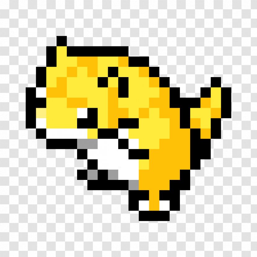 Pikachu 8-bit Pokémon Pixel Art - Pok%c3%a9mon Transparent PNG