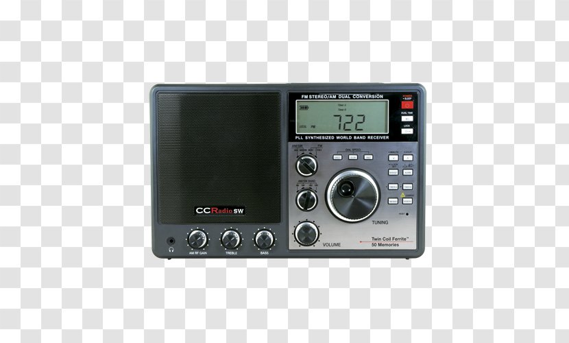 C. Crane CC Radio CC2TE-2E Company Receiver Shortwave Transparent PNG