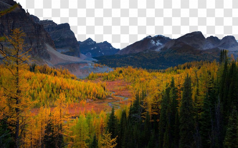 Landscape Autumn Display Resolution Wallpaper - Mount Scenery - Assiniboine Provincial Park, Three By Canada Transparent PNG