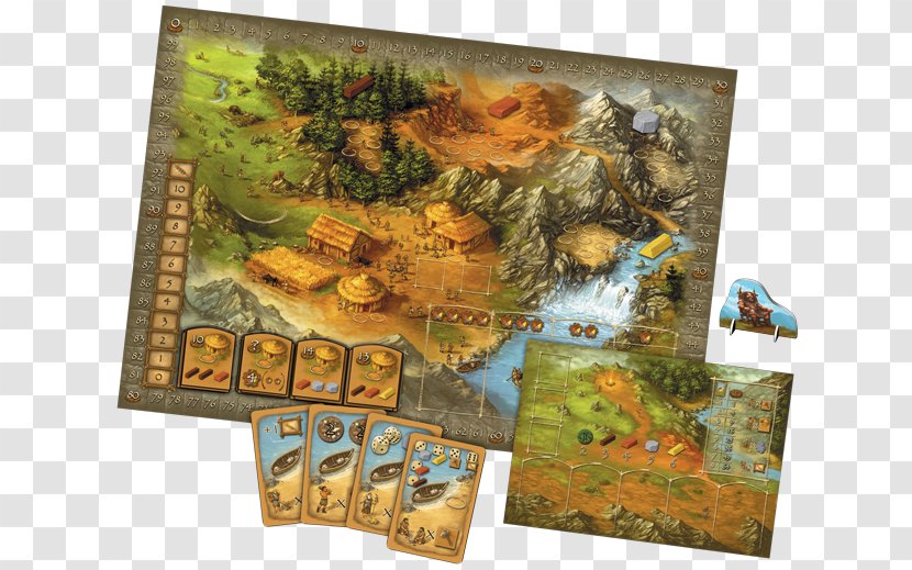 Z-Man Games Stone Age Carcassonne Board Game - Art Transparent PNG