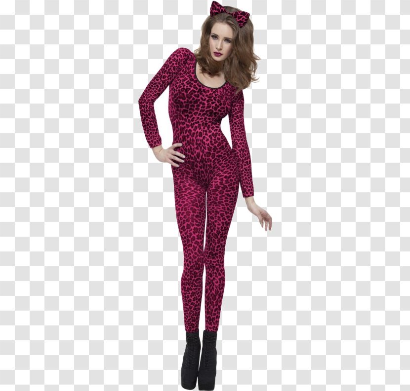 Leopard Animal Print Bodysuit Costume Party - Heart Transparent PNG