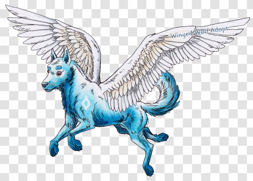 Mane Dog Wing Black Wolf Animal - Mythical Creature Transparent PNG