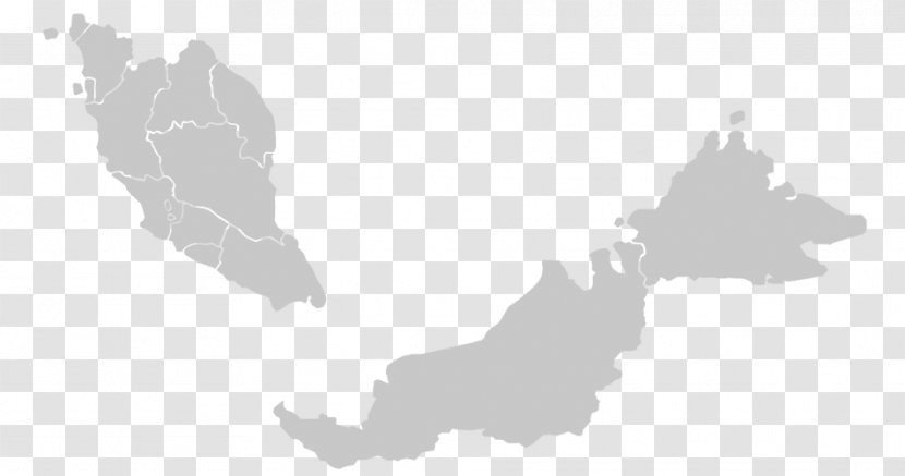 Peninsular Malaysia Vector Map Flag Of - World Transparent PNG