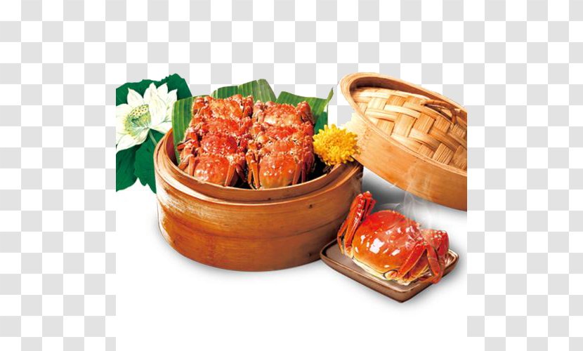 Yangcheng Lake Crab Chinese Cuisine Poster Food - Wild Buckle-free Image Transparent PNG