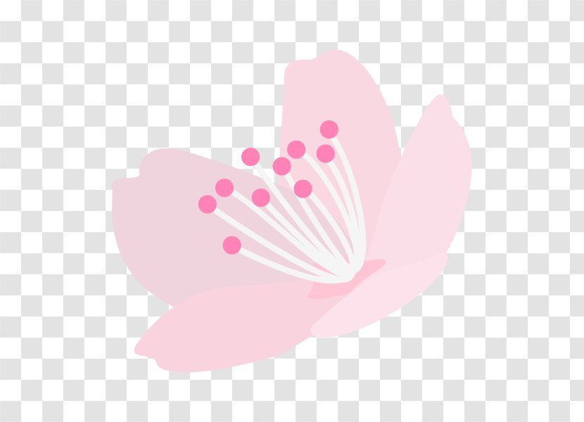 Font Pink M H&M Heart - Flower Transparent PNG