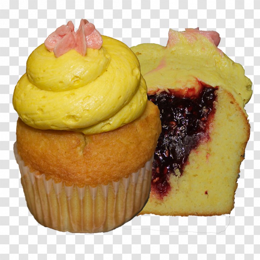 Cupcake Muffin Buttercream Flavor Baking - Raspberry Lemonade Transparent PNG