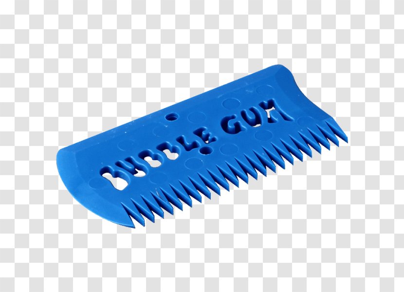 Surfing Surfboard Wax Comb - Electric Blue Transparent PNG