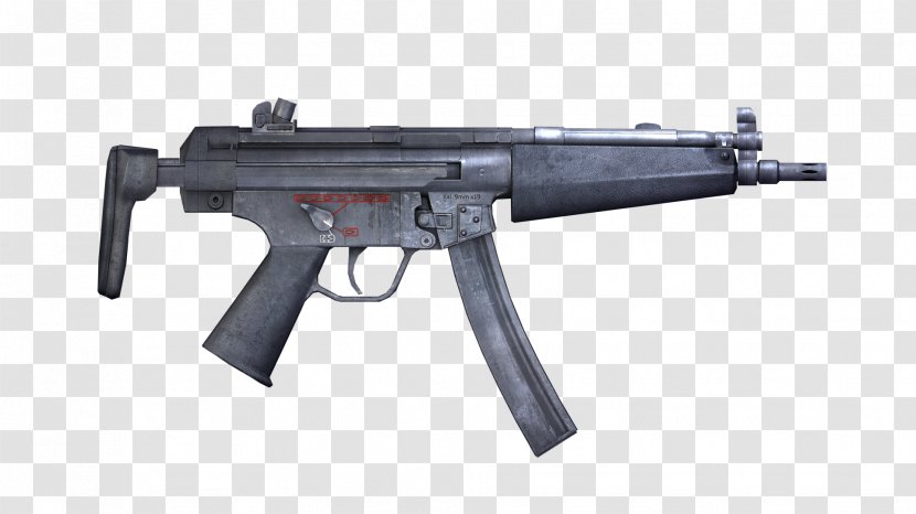 Heckler & Koch MP5 Submachine Gun Firearm Airsoft Guns - Flower - Machine Transparent PNG