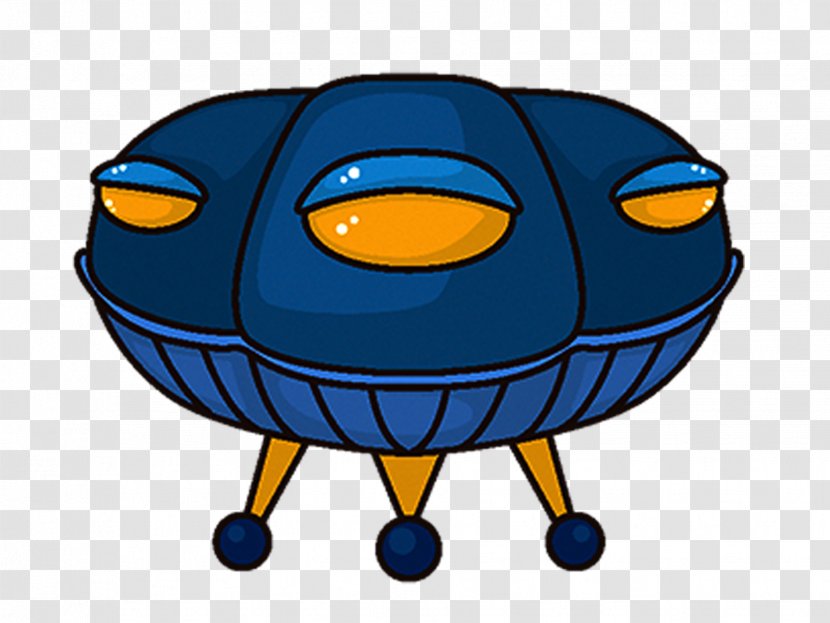 Unidentified Flying Object Cartoon Icon - Beak - Cute Spacecraft Transparent PNG