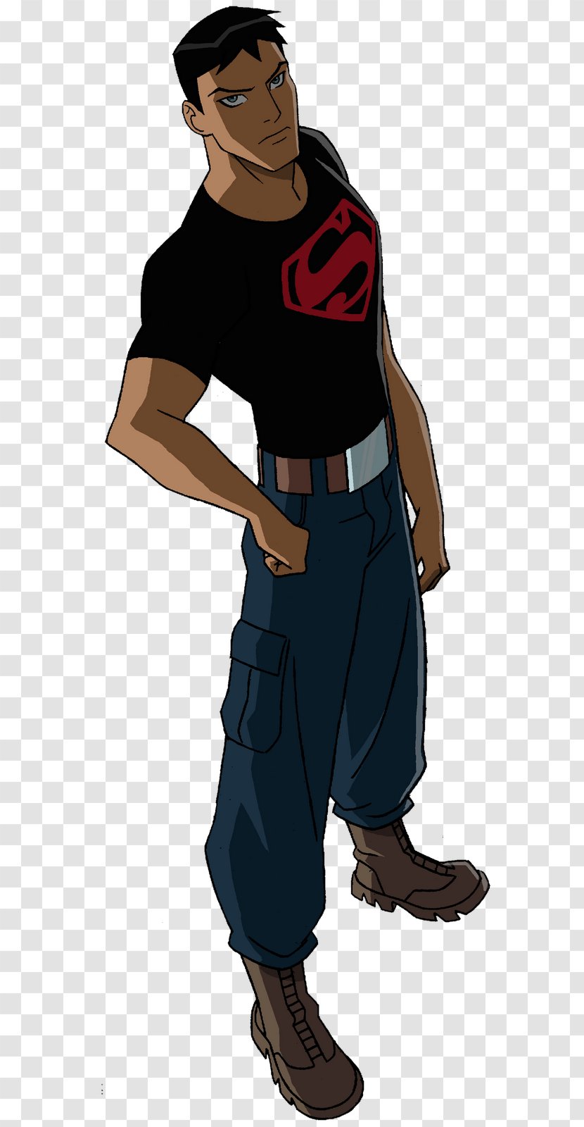 Superboy Young Justice Space Attack Drawing - Costume Design Transparent PNG