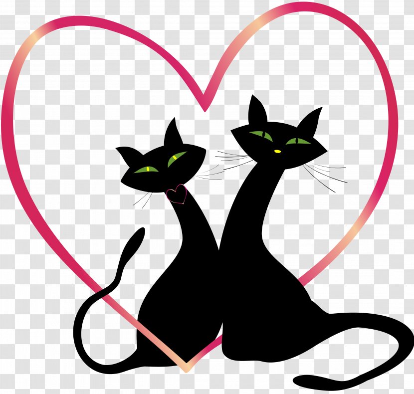 Cat Kitten Whiskers Mammal Carnivora - Valentine Transparent PNG