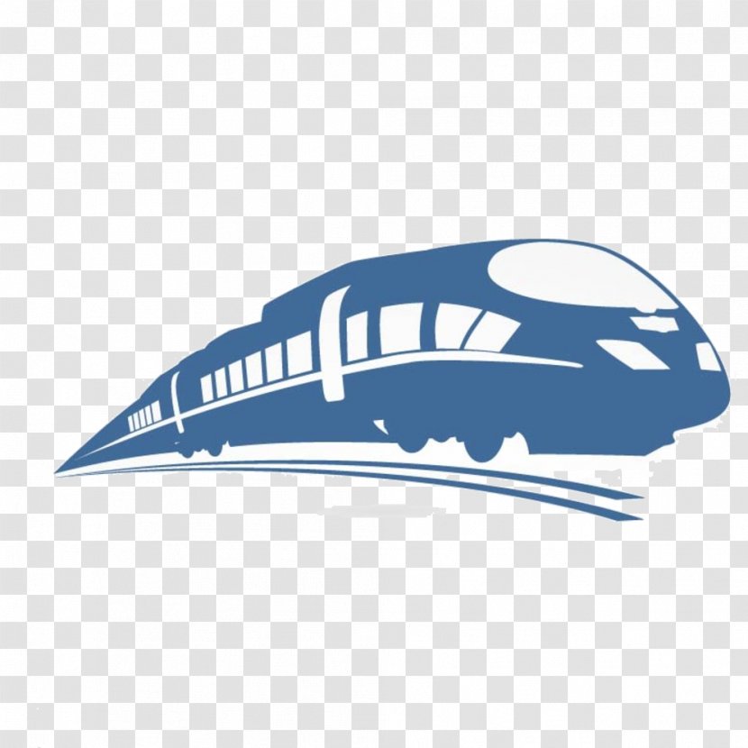 Train Rail Transport Logo Track High-speed - Travel Transparent PNG