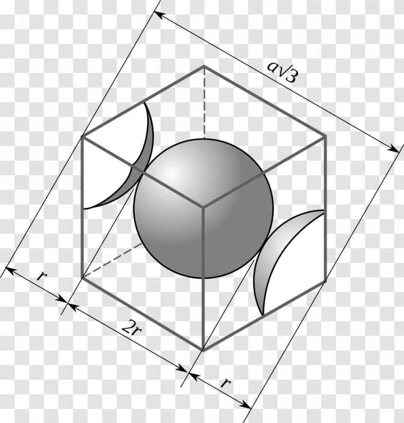 Royalty-free Crystal Structure Cube Cubic System - Sports Equipment Transparent PNG