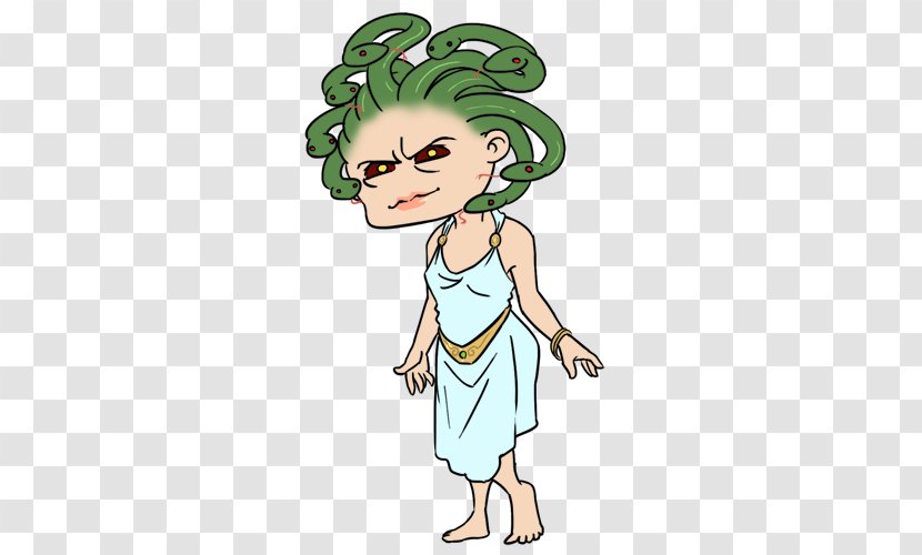 Medusa Rider Gorgon Greek Mythology Clip Art - Heart - Cliparts Transparent PNG