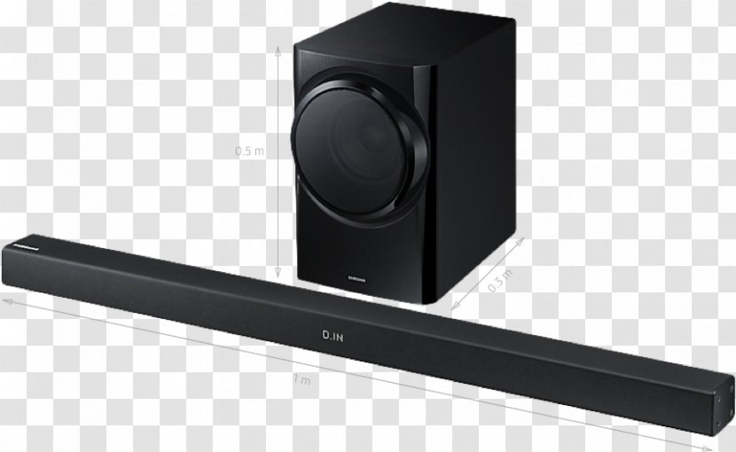 Soundbar Surround Sound Subwoofer Television - Hwj6500r 61 Curved Mit Bluetooth Schwarz - Loudspeaker Enclosure Transparent PNG