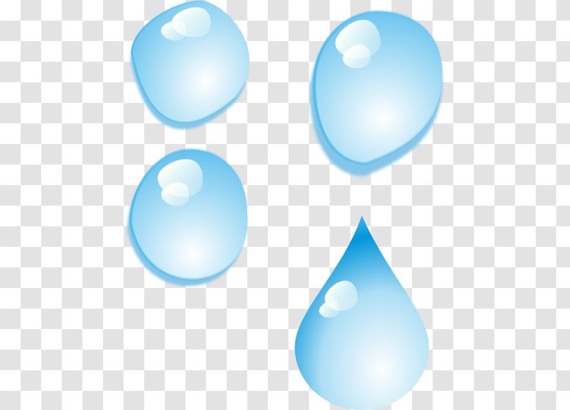 Clip Art Desktop Wallpaper Water - Azure - Drops Vector Transparent PNG