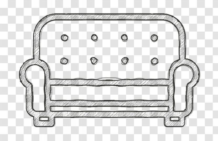 Linear Household Elements Icon Sofa Icon Transparent PNG
