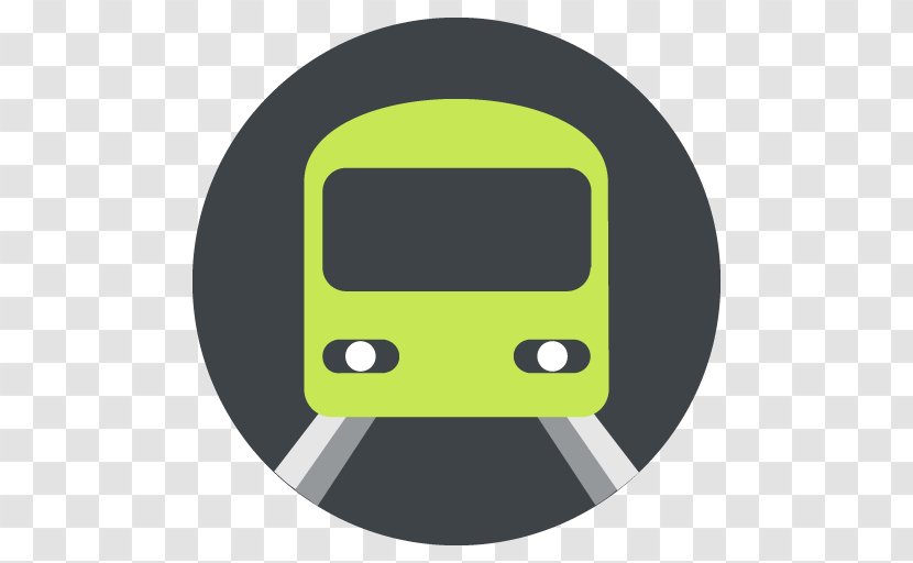 Rapid Transit Emoji Train Transport Map - Sms Transparent PNG
