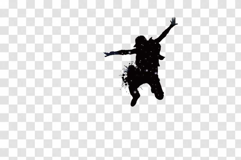 Silhouette Dance - Tree - Crazy Dancers Transparent PNG