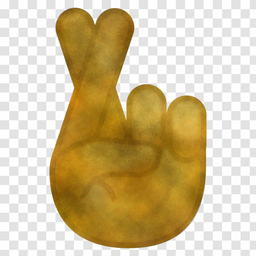 Hand Yellow Finger Gesture Metal Transparent PNG