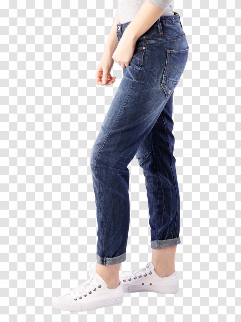 Jeans Denim Waist - Ripped For Women Transparent PNG