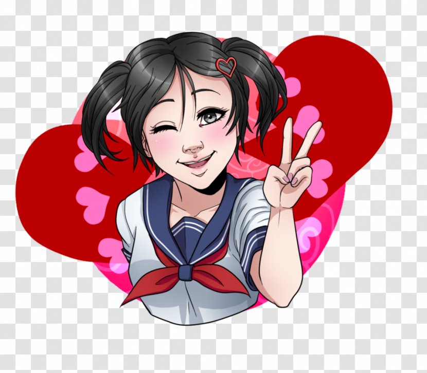 Yandere Simulator Drawing Video Game - Watercolor - Waltz Transparent PNG