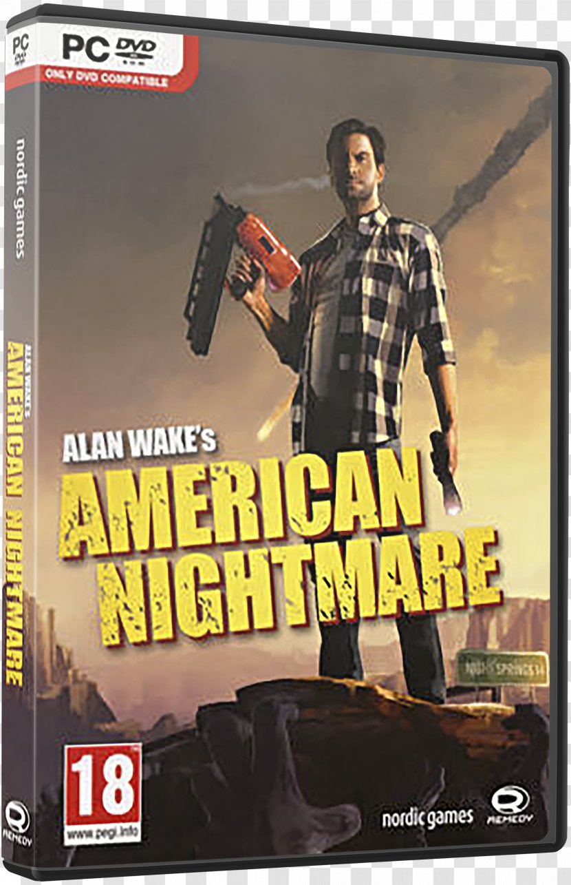 Alan Wake's American Nightmare Xbox 360 Video Game PlayStation 2 - Wake Transparent PNG