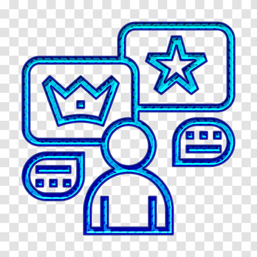 Star Icon Big Data Icon Gamification Icon Transparent PNG