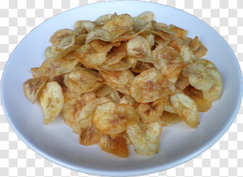 Side Dish Recipe Vegetarian Cuisine Food Banana Chip - Fried - Chips Transparent PNG
