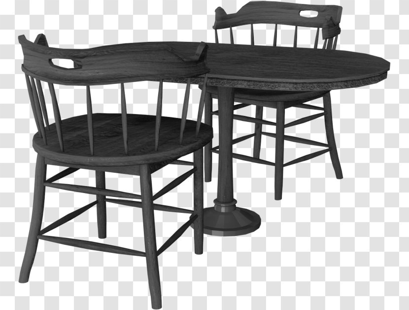 Table Chair Furniture - Outdoor - Centre Transparent PNG