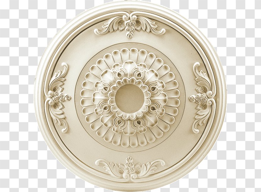 Rosette Ornament Diameter Circle - Balustrade Carving Transparent PNG