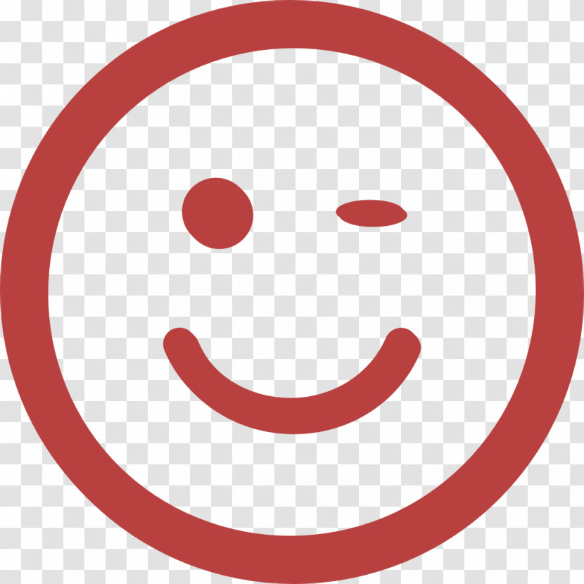 Interface Icon Wink Face Square Icon Emotions Rounded Icon Transparent PNG