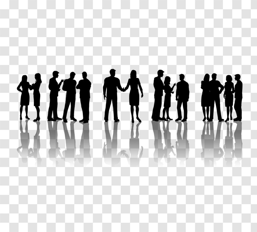 Silhouette Professional Employment - Monochrome - People Silhouettes Transparent PNG