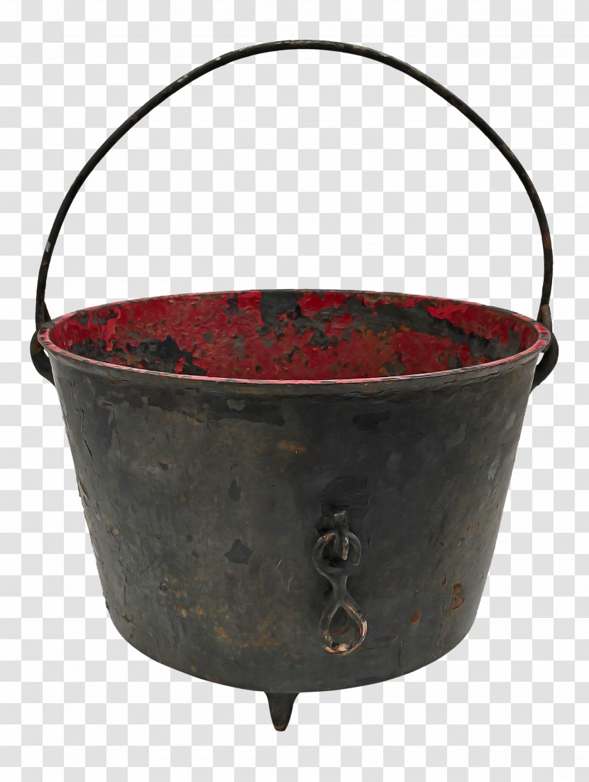 Bucket Iron Cauldron Metal Transparent PNG