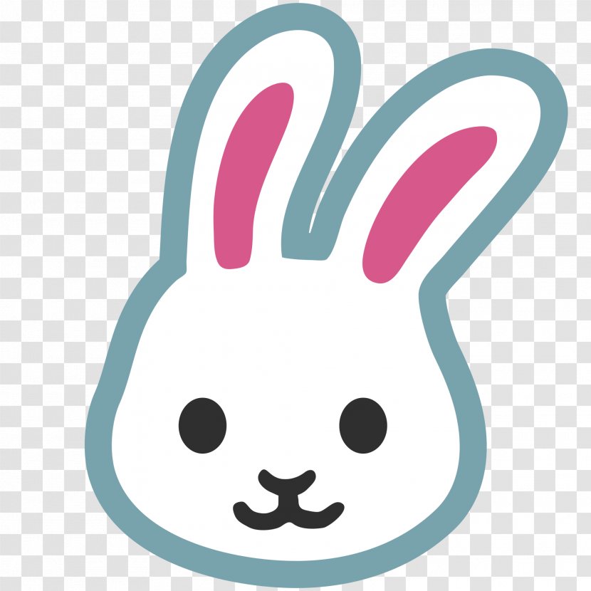 Easter Bunny Emoji IPhone Rabbit Emoticon - Snout Transparent PNG