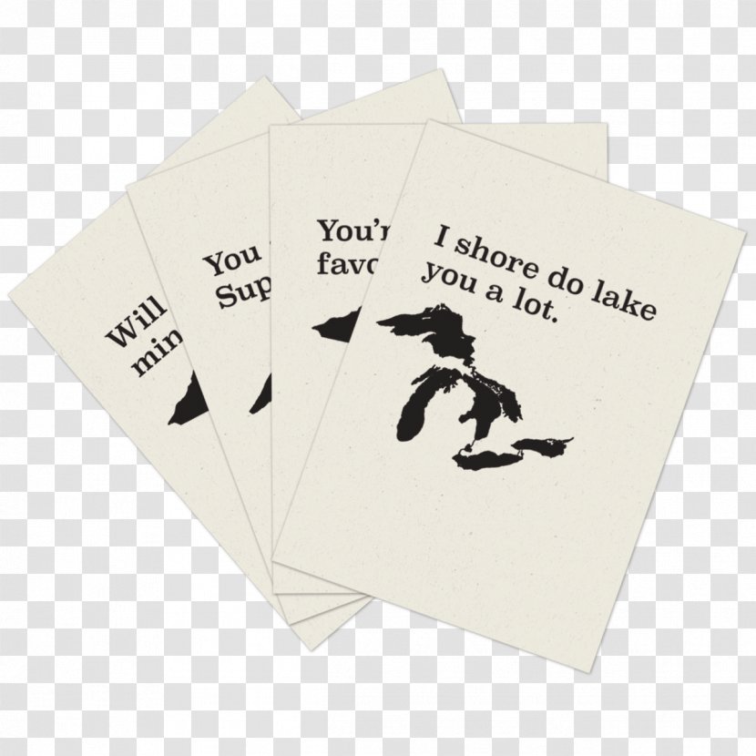 Great Lakes United States Paper Font Blanket - Valentine Greeting Transparent PNG